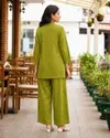 Si 420 Cotton With Embroidery Work Co Ord Set